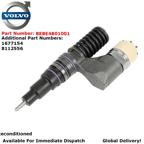 VOLVO FH12 RECONDITIONED DELPHI DIESEL INJECTOR 1677154 - 8112556